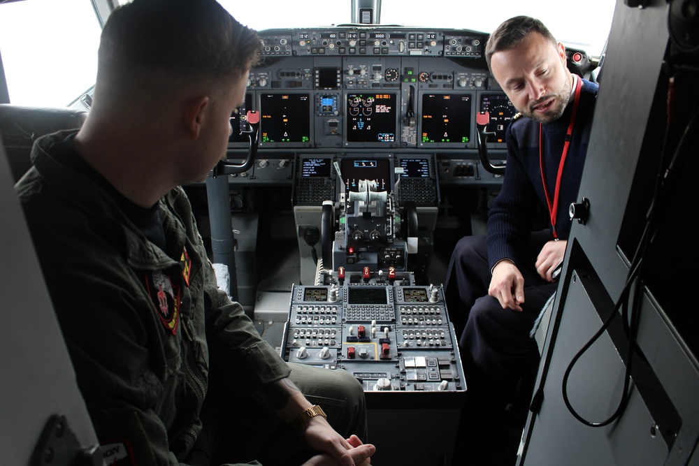 French Marine Nationale sailors visit U.S. VP Squadrons