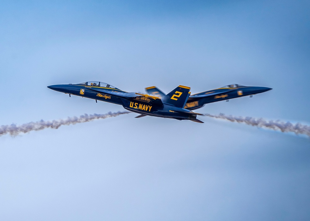 The Blue Angels’ conduct Winter Training in  El Centro