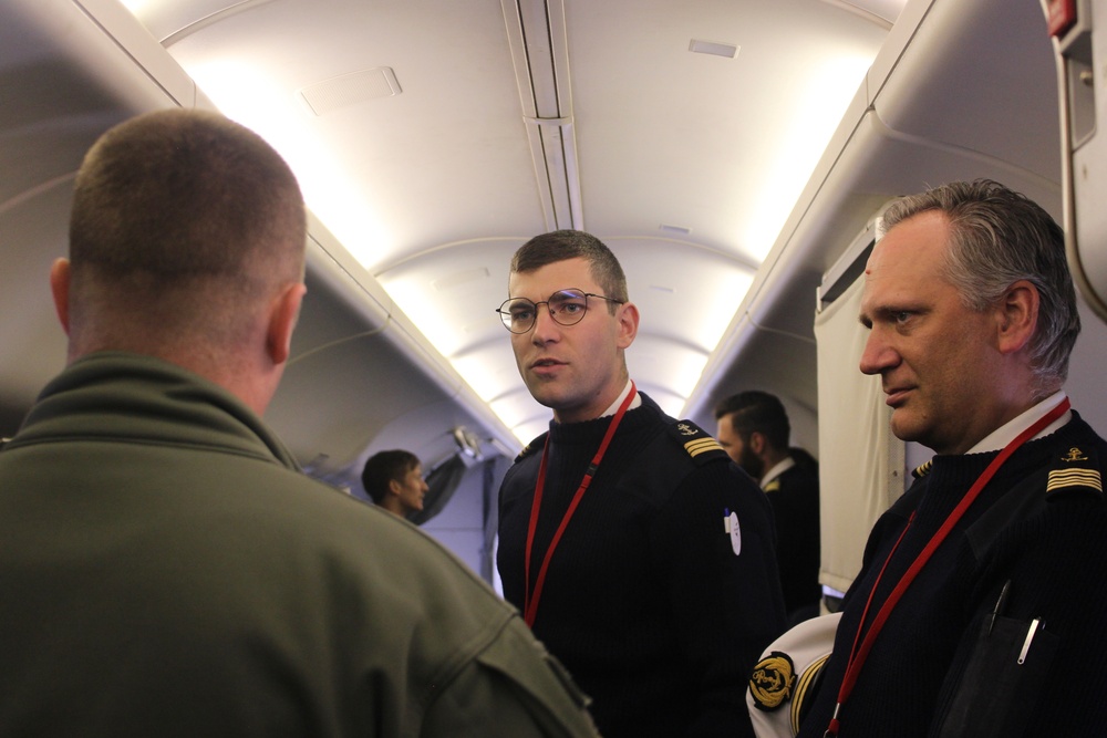 French Marine Nationale sailors visit U.S. VP Squadrons