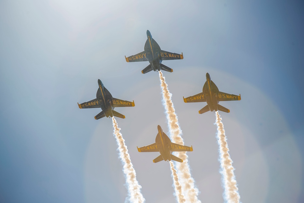 The Blue Angels’ conduct Winter Training in  El Centro