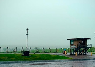 130th FAB conducts IWQ on rainy Fort Riley