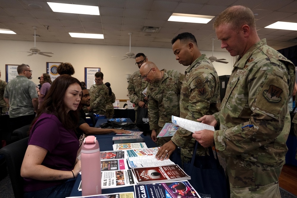 Airmen connect with helping agencies