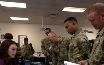 Airmen connect with helping agencies