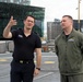 U.S. Navy Sailors visit the Fremm Normandie (D651)