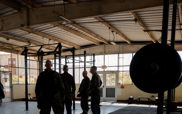 MARFORSOUTH command team  visits JTF-SG personnel