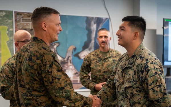 MARFORSOUTH command team  visits JTF-SG personnel