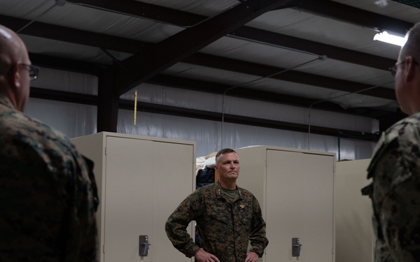 MARFORSOUTH command team  visits JTF-SG personnel