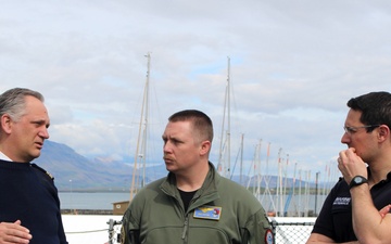 U.S. Navy Sailors visit the Fremm Normandie (D651)