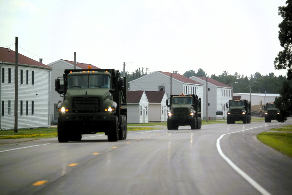 Convoy at Fort McCoy: July 2025 training at Wisconsin's Total Force Training Center