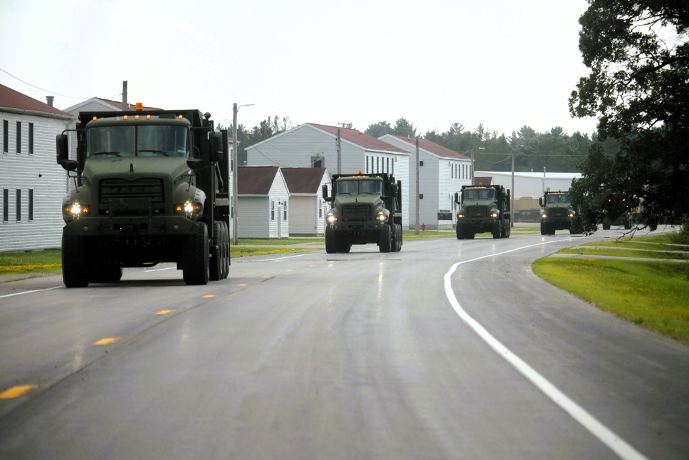 Convoy at Fort McCoy: July 2025 training at Wisconsin's Total Force Training Center