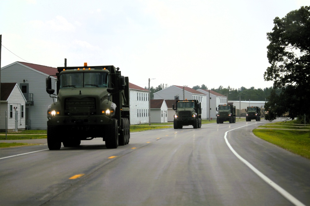 Convoy at Fort McCoy: July 2025 training at Wisconsin's Total Force Training Center