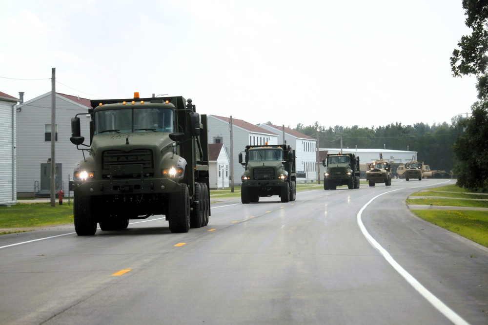 Convoy at Fort McCoy: July 2025 training at Wisconsin's Total Force Training Center