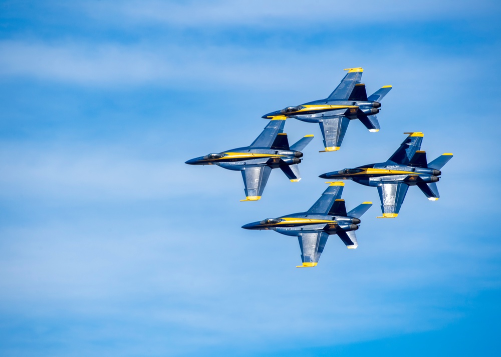 The Blue Angels’ conduct Winter Training in  El Centro