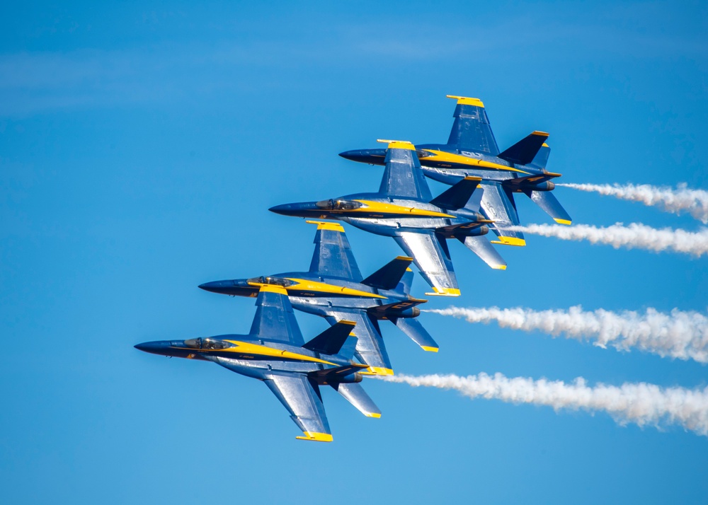 The Blue Angels’ conduct Winter Training in  El Centro