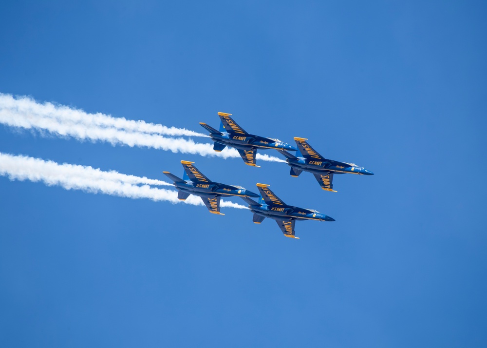 The Blue Angels’ conduct Winter Training in  El Centro