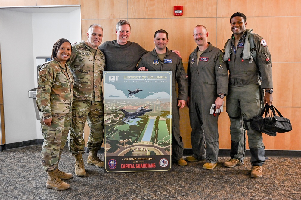 SECARMY, US Army, DC National Guard, F16