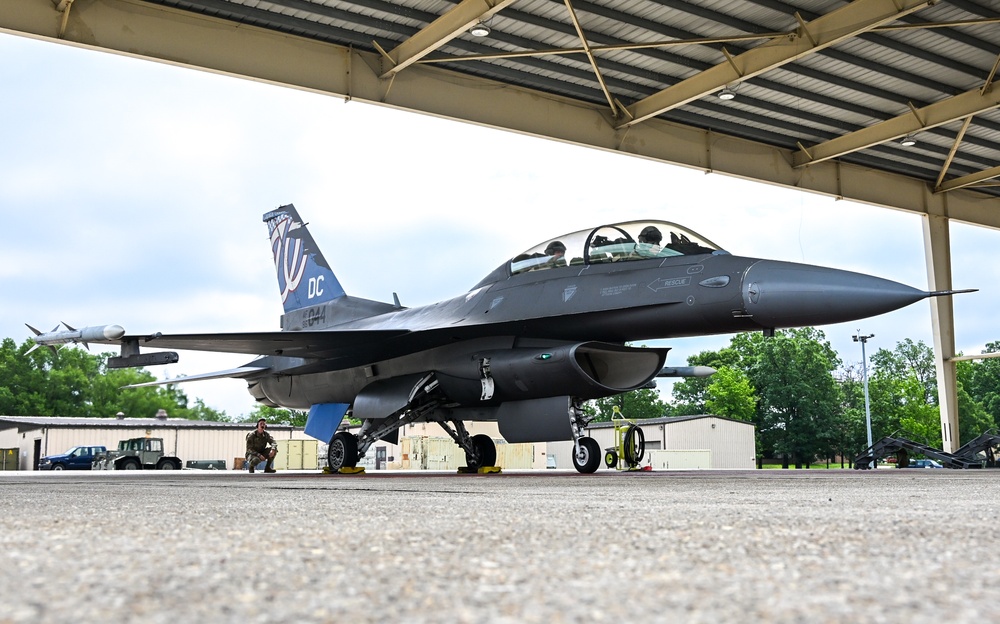 SECARMY flies with the DC Air National Guard