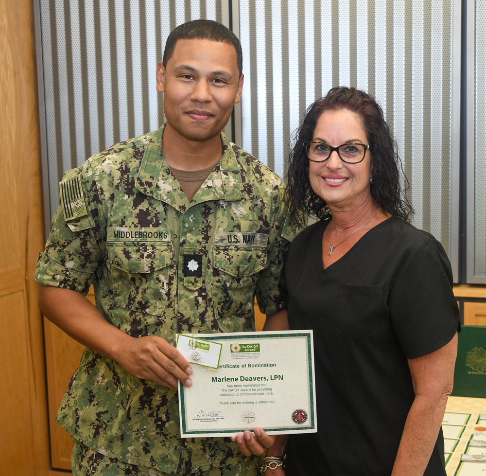 Naval Medical Center Camp Lejeune holds Daisy Awards ceremony