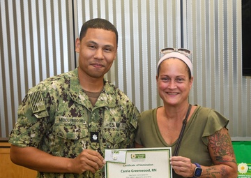 Naval Medical Center Camp Lejeune holds Daisy Awards ceremony