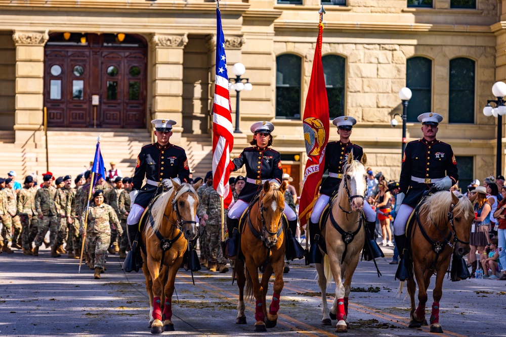 Wyoming Air National Guard participates in first Grand Parade of Cheyenne Frontier Days 2025 Wyoming Air National Guard participates in first Grand Parade of Cheyenne Frontier Days 2025