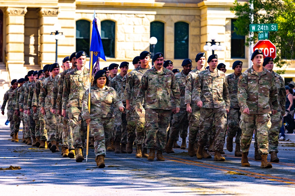 Wyoming Air National Guard participates in first Grand Parade of Cheyenne Frontier Days 2025