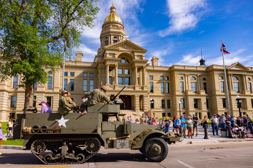 Wyoming Air National Guard participates in first Grand Parade of Cheyenne Frontier Days 2025