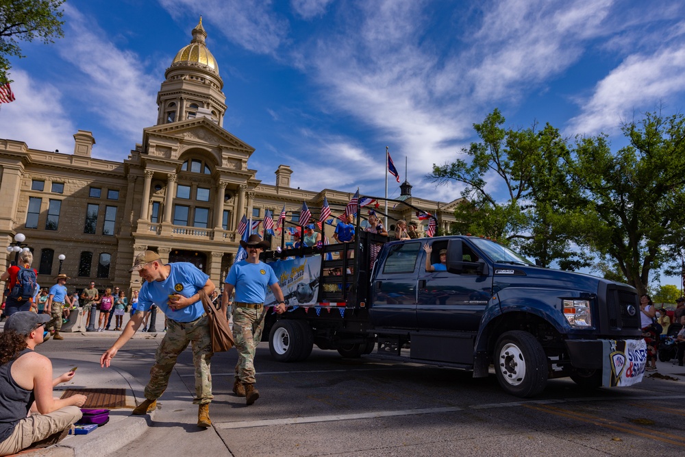 Wyoming Air National Guard participates in first Grand Parade of Cheyenne Frontier Days 2025