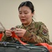 9th PSPTS inspects U-2 RQ225 parachute