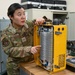 9th PSPTS inspects U-2 high altitude pressure suit ventilator