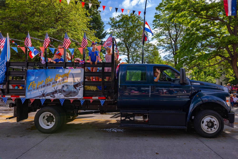 Wyoming Air National Guard participates in first Grand Parade of Cheyenne Frontier Days 2025