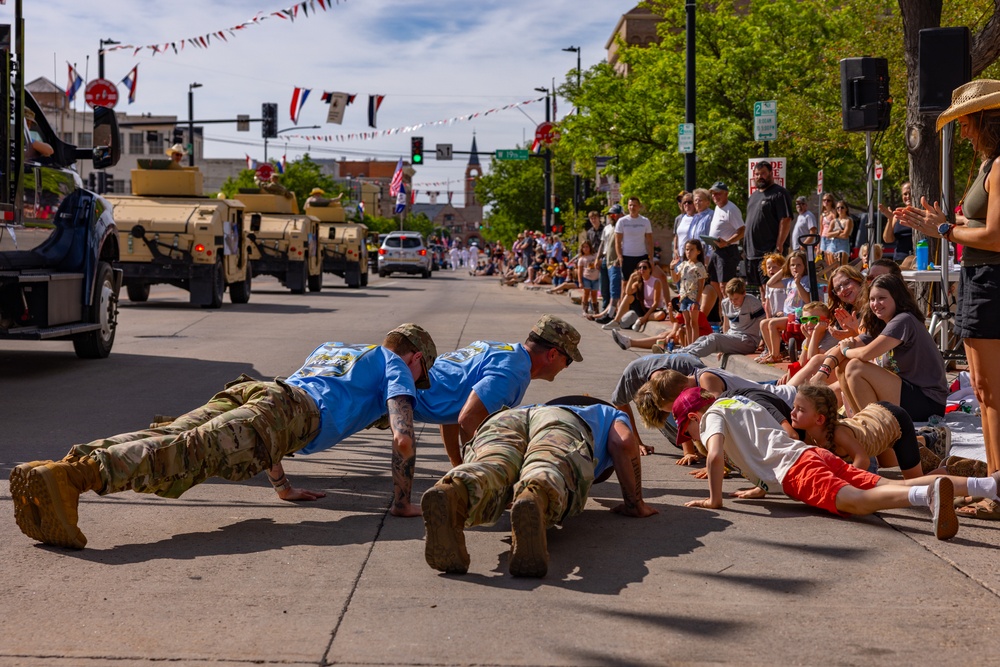 Wyoming Air National Guard participates in first Grand Parade of Cheyenne Frontier Days 2025