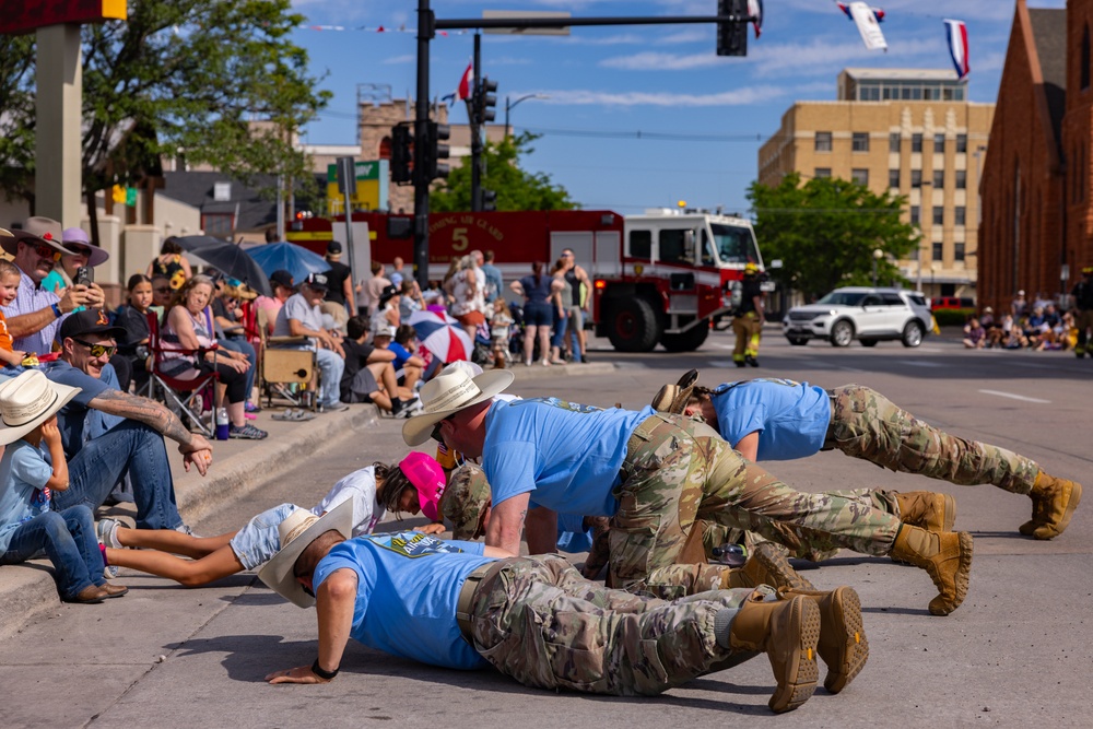 Wyoming Air National Guard participates in first Grand Parade of Cheyenne Frontier Days 2025