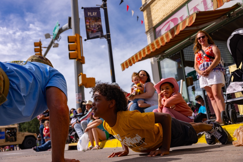 Wyoming Air National Guard participates in first Grand Parade of Cheyenne Frontier Days 2025