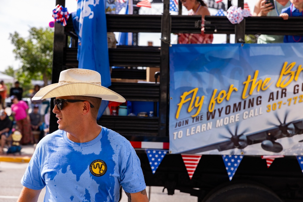 Wyoming Air National Guard participates in first Grand Parade of Cheyenne Frontier Days 2025