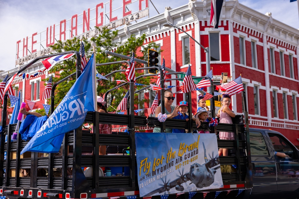 Wyoming Air National Guard participates in first Grand Parade of Cheyenne Frontier Days 2025