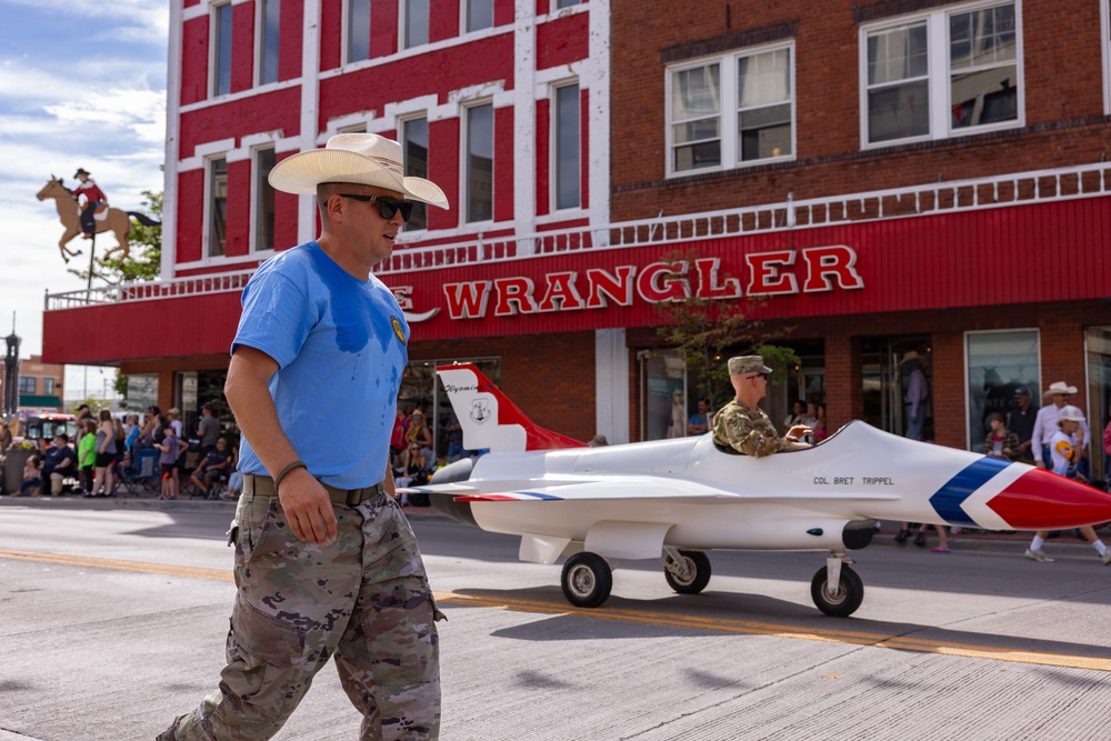 Wyoming Air National Guard participates in first Grand Parade of Cheyenne Frontier Days 2025
