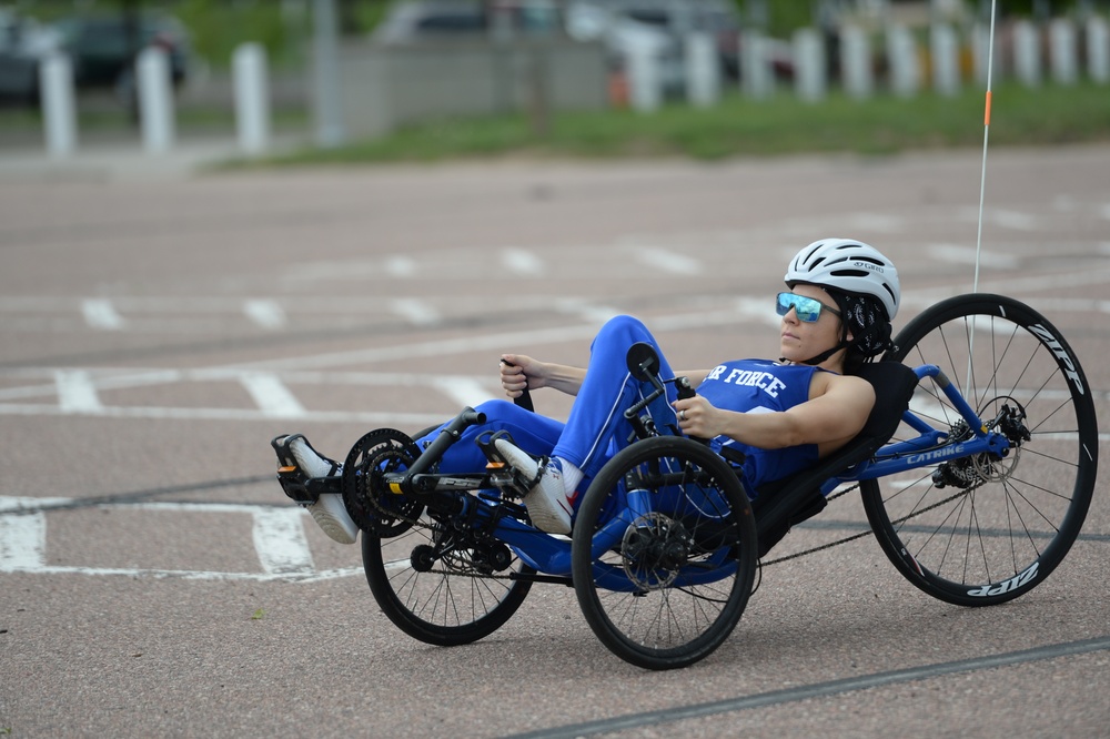 Team Air Force Trains for 2025 DoD Warrior Games