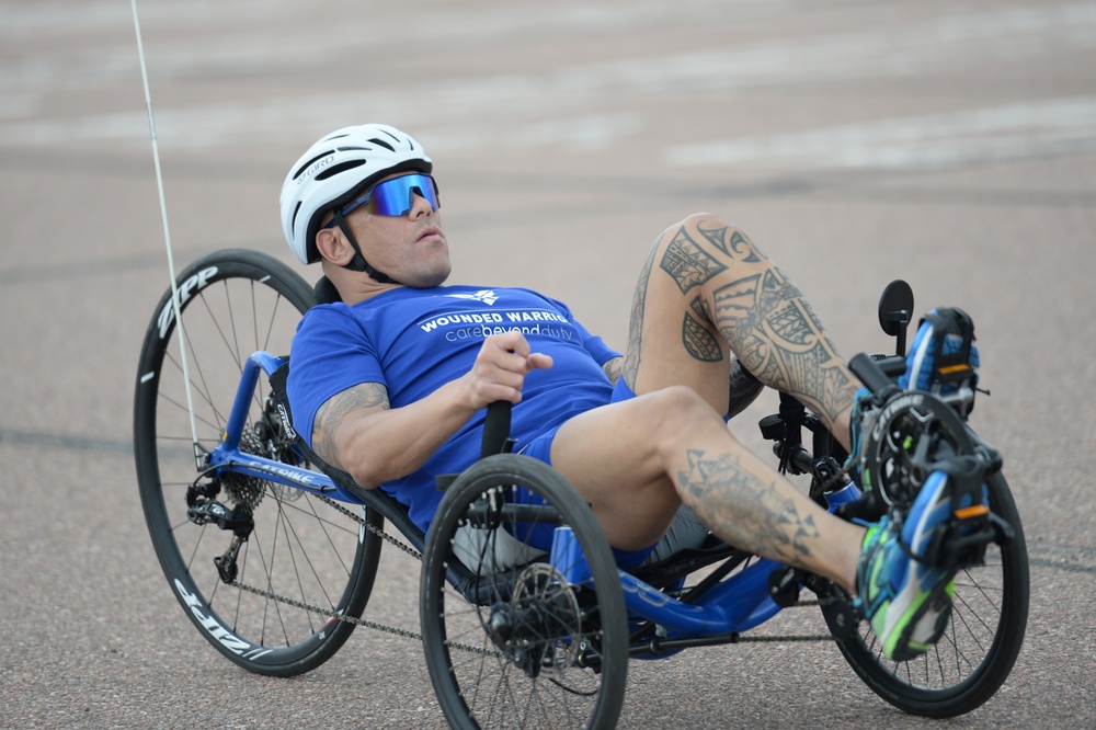 Team Air Force Trains for 2025 DoD Warrior Games