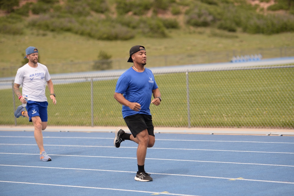 Team Air Force Trains for 2025 DoD Warrior Games