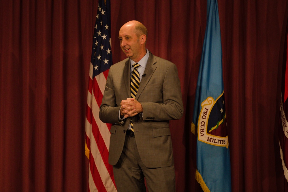 Dr. Stephen Ferrara, Acting Assistant Secretary of Defense for Health Affairs, visits Madigan