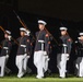 Commandant, Gen. Eric M. Smith hosts Secretary of Defense, Hon. Pete Hegseth for an Evening Parade at MBW