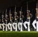 Commandant, Gen. Eric M. Smith hosts Secretary of Defense, Hon. Pete Hegseth for an Evening Parade at MBW