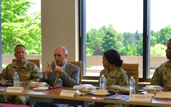 Dr. Stephen Ferrara, Acting Assistant Secretary of Defense for Health Affairs, visits Madigan