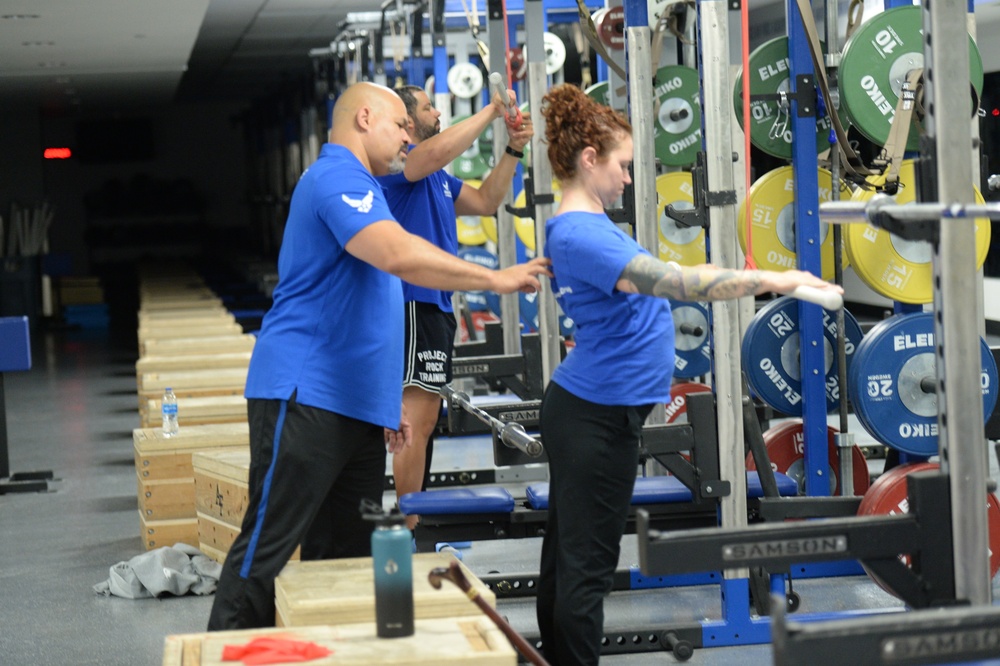 Team Air Force Trains for 2025 DoD Warrior Games