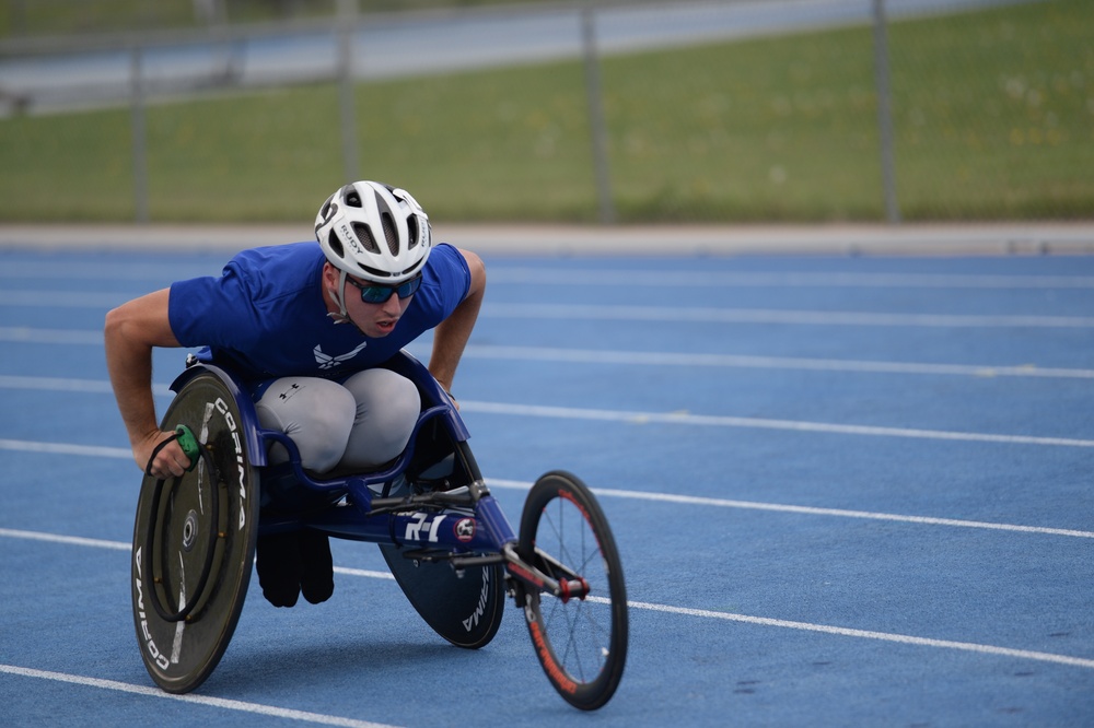 Team Air Force Trains for 2025 DoD Warrior Games