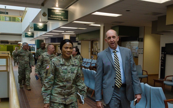 Dr. Stephen Ferrara, Acting Assistant Secretary of Defense for Health Affairs, visits Madigan