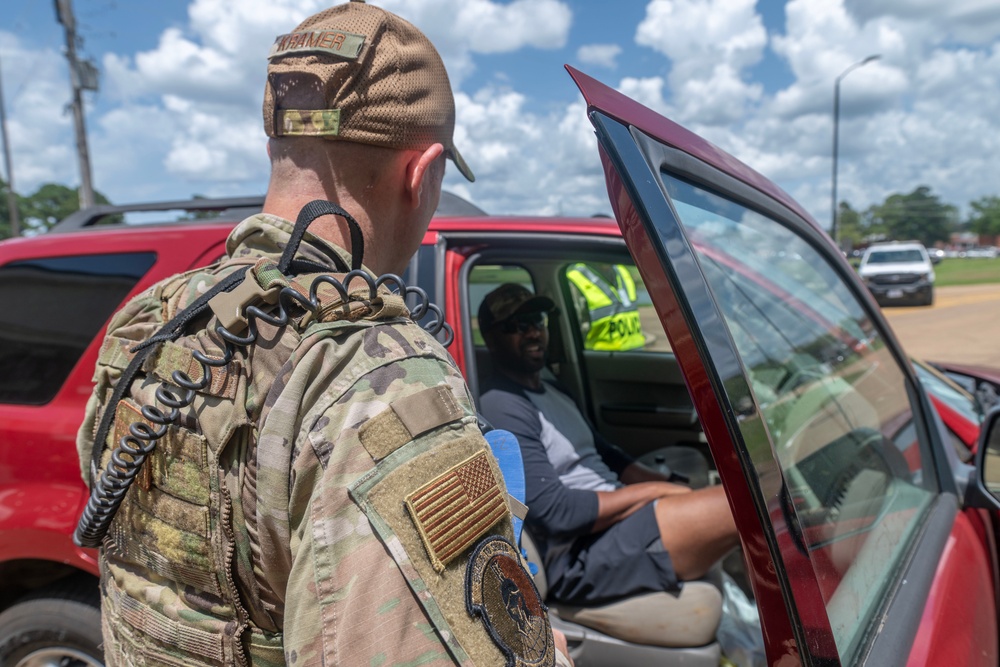 172nd SFS Conduct Vehicle Incursion Training