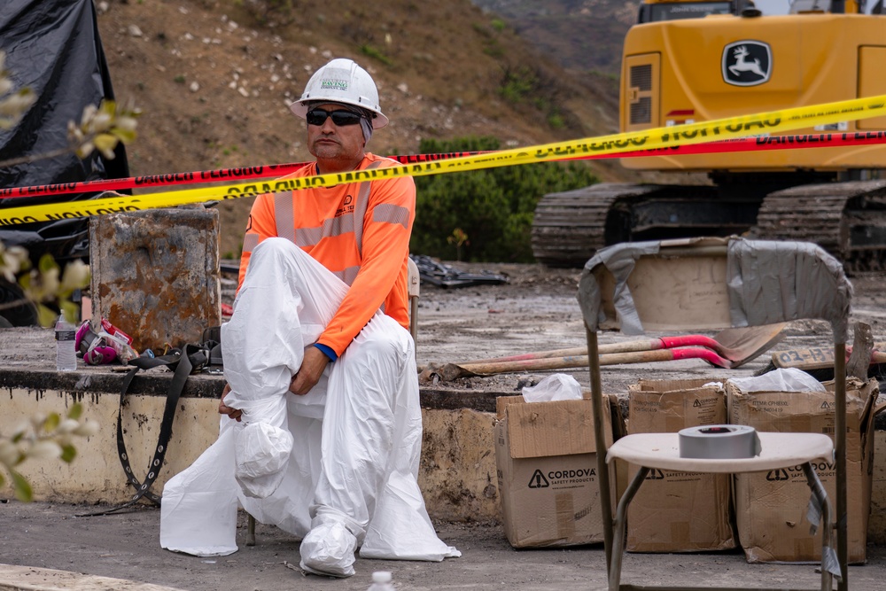 USACE supports Wildfire Debris Removal in Southern California