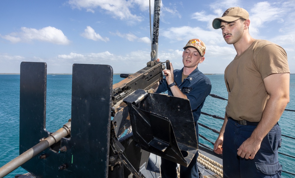 Cole Conducts Routine Operations in GTMO