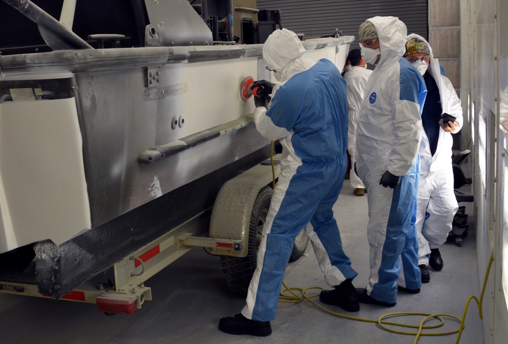 TWAR Fiberglass Repair Test